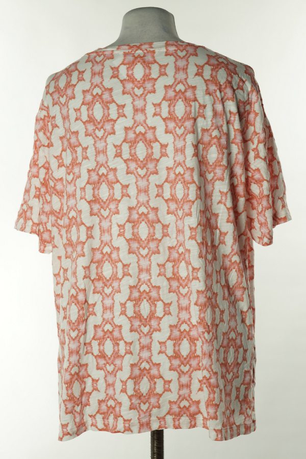 Koszulka biało - różowa - M&S zdjęcie 2