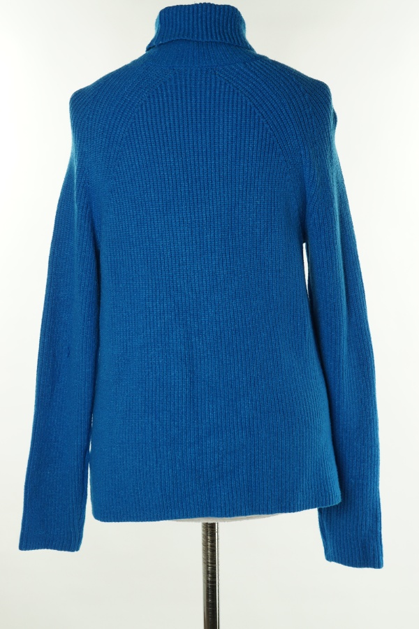 Sweter niebieski prążkowany - M&S zdjęcie 2