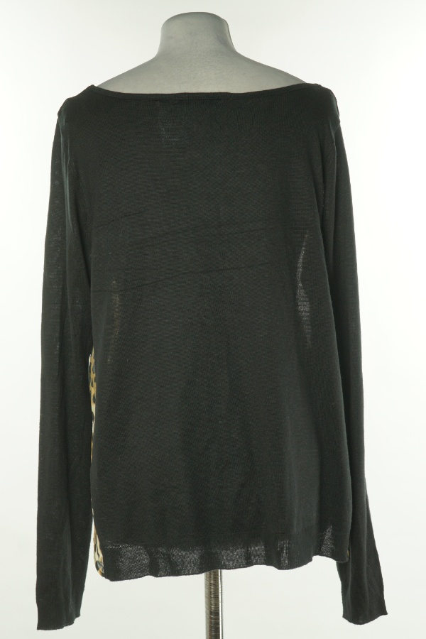 Bluzka sweterkowa brązowo-czarna w cętki, NEXT - NEXT zdjęcie 2