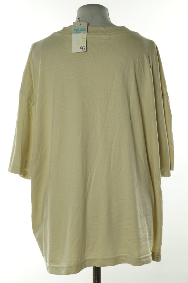 Koszulka beżowa gładka - PRIMARK zdjęcie 2