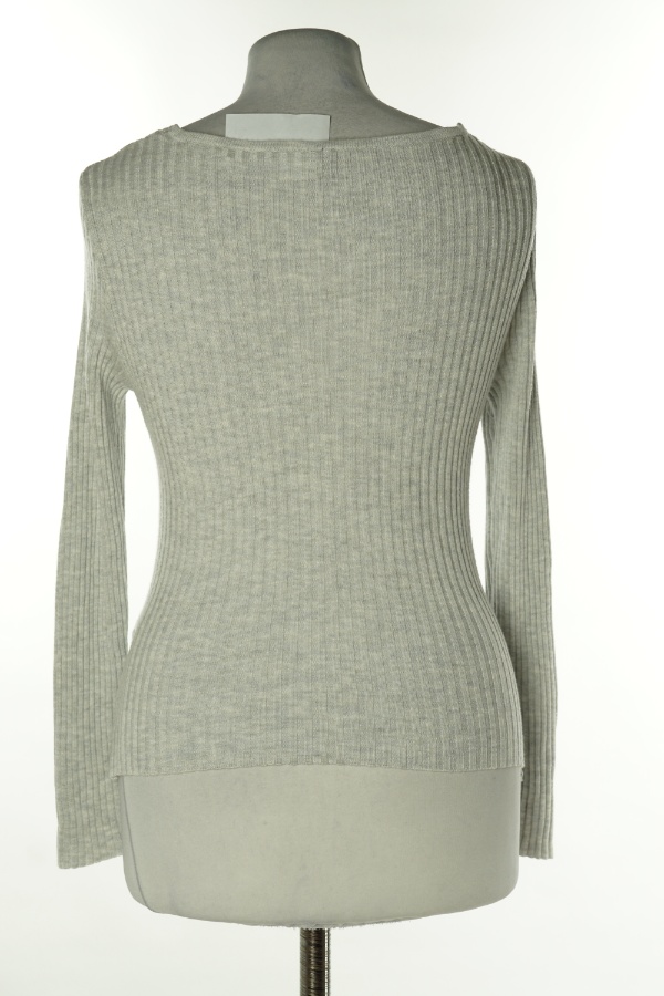 Bluzka szara prążkowana, H&M - H&M zdjęcie 2