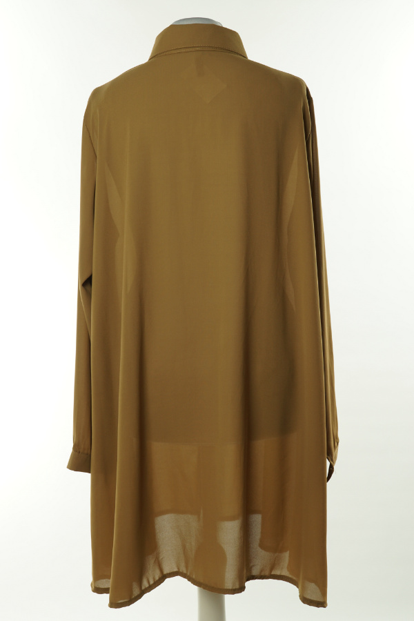Sukienka brązowa koszulowa - NEW COLLECTION zdjęcie 2