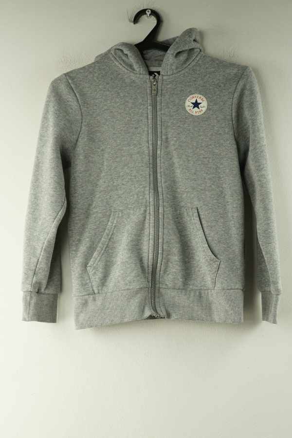 Bluza szara na suwak, CONVERSE - CONVERSE zdjęcie 1