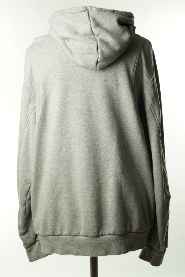 Bluza z kapturem szara Adidas - ADIDAS zdjęcie 2