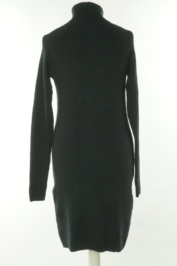 Sukienka sweterkowa czarna golf - VILA zdjęcie 2