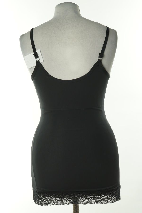 Koszulka bieliźniania czarna - SKIN TO SKIN zdjęcie 2