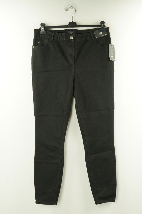 Spodnie czarne jeansowe - PAPAYA zdjęcie 1