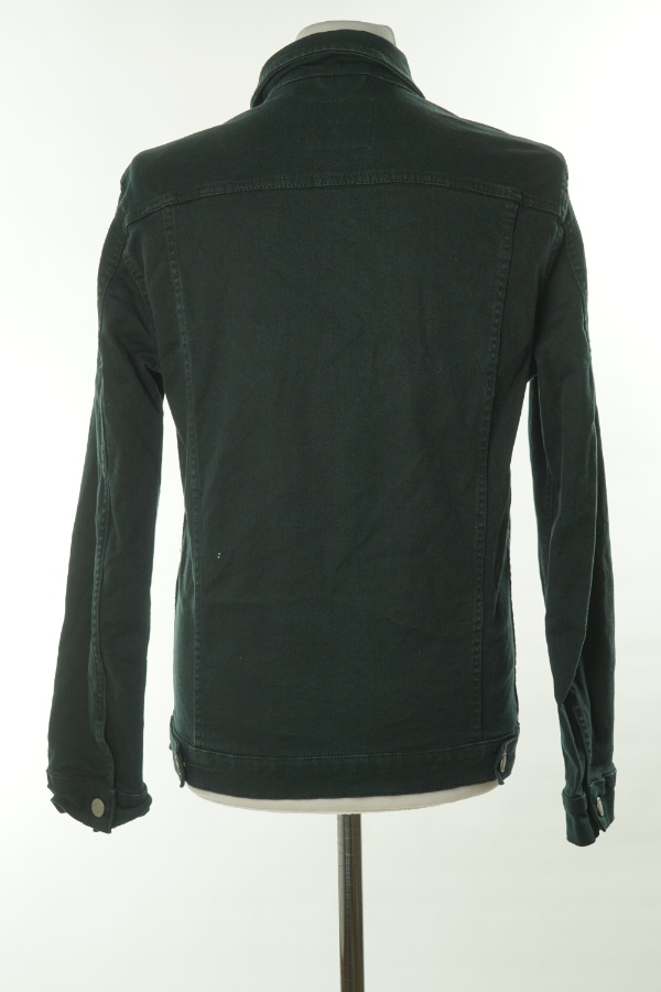 Kurtka czarna jeansowa - JACK&JONES zdjęcie 2
