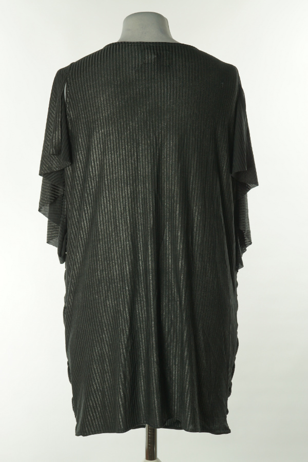 Bluzka czarna połyskująca - NELLY TREND zdjęcie 2