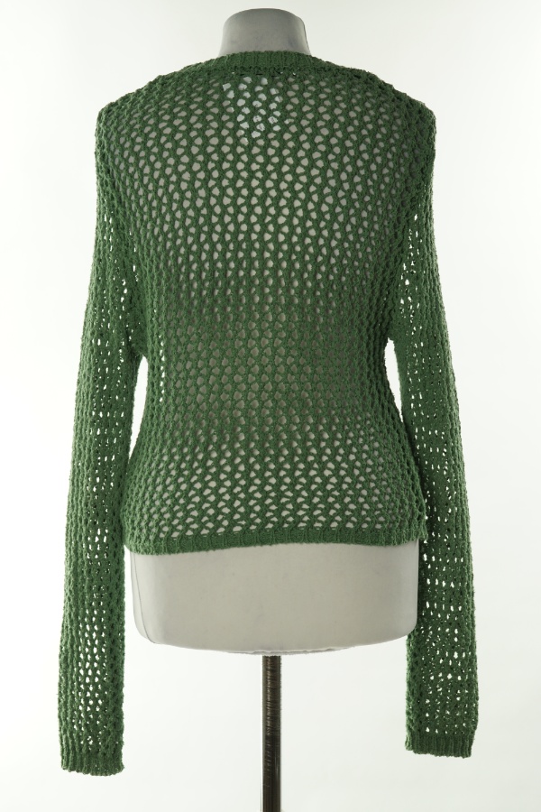 Sweter zielony ażurowy, ZARA - ZARA zdjęcie 2