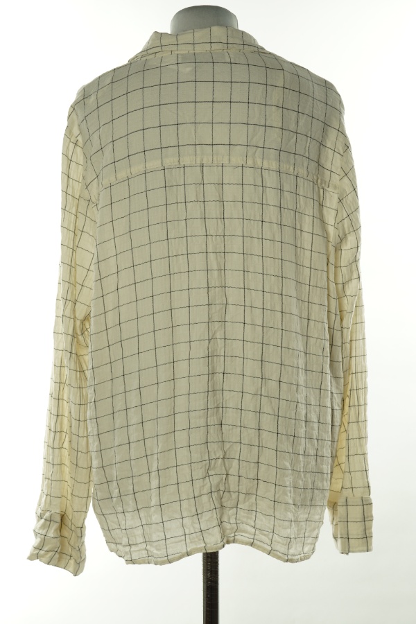 Koszula kremowa w kratkę, PRIMARK - PRIMARK zdjęcie 2