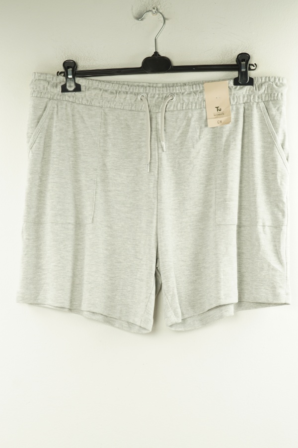 Krótkie spodenki szare dresowe - TU zdjęcie 1