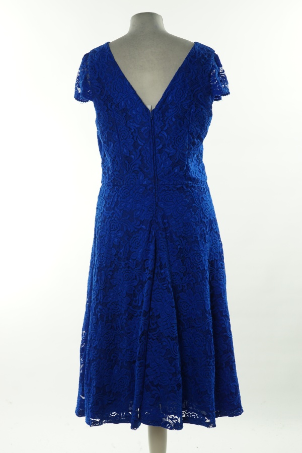 Sukienka niebieska koronkowa - JOLIE MOI zdjęcie 2