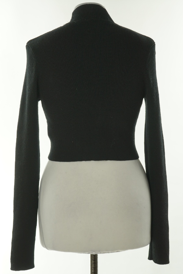 Top czarny prążkowany, H&M - H&M zdjęcie 2