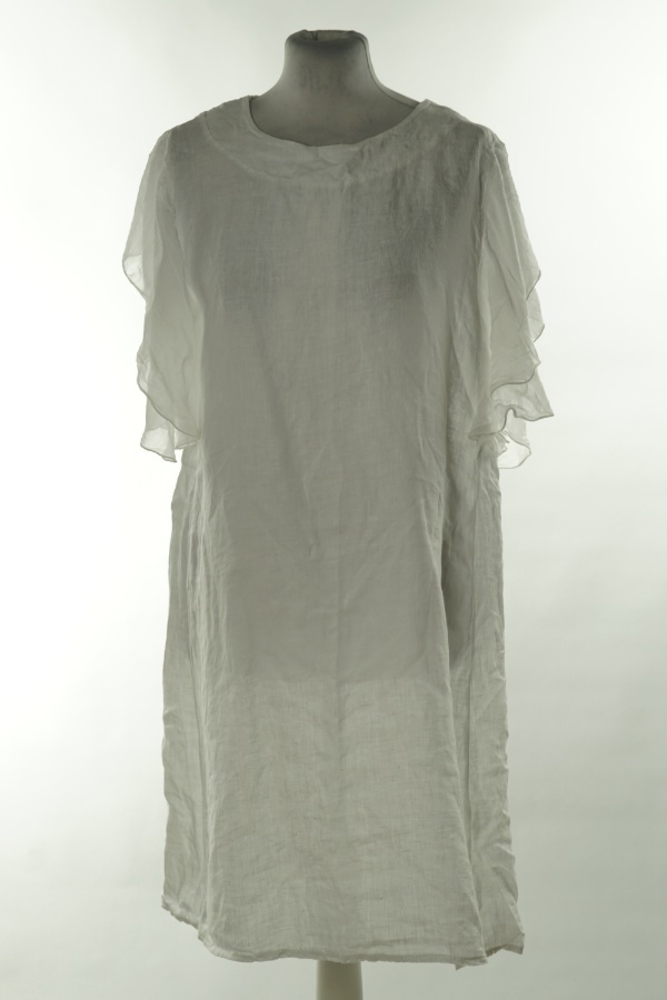 Sukienka biała lniana - MARISA&MARIE zdjęcie 1