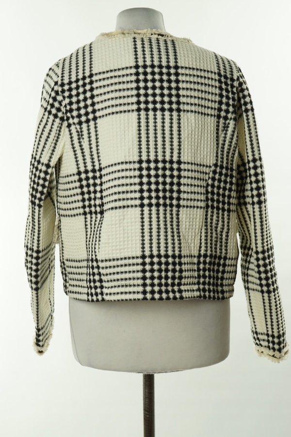 Narzutka kremowo-czarna w kratkę - DOROTHY PERKINS zdjęcie 2