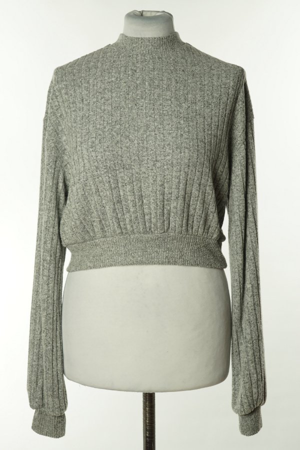 Bluzka szara melanż - HAILYS zdjęcie 1