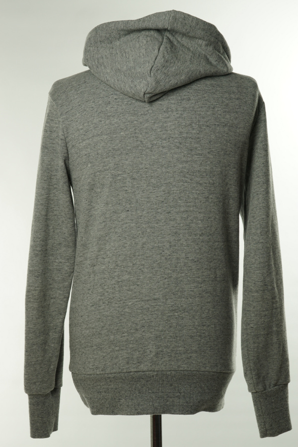 Bluza z kapturem szara z napisem Superdry - SUPERDRY zdjęcie 2