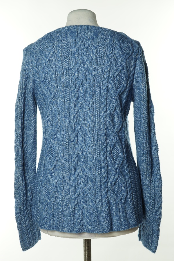 Sweter niebieski melanż - POLO RALPH LAUREN zdjęcie 2