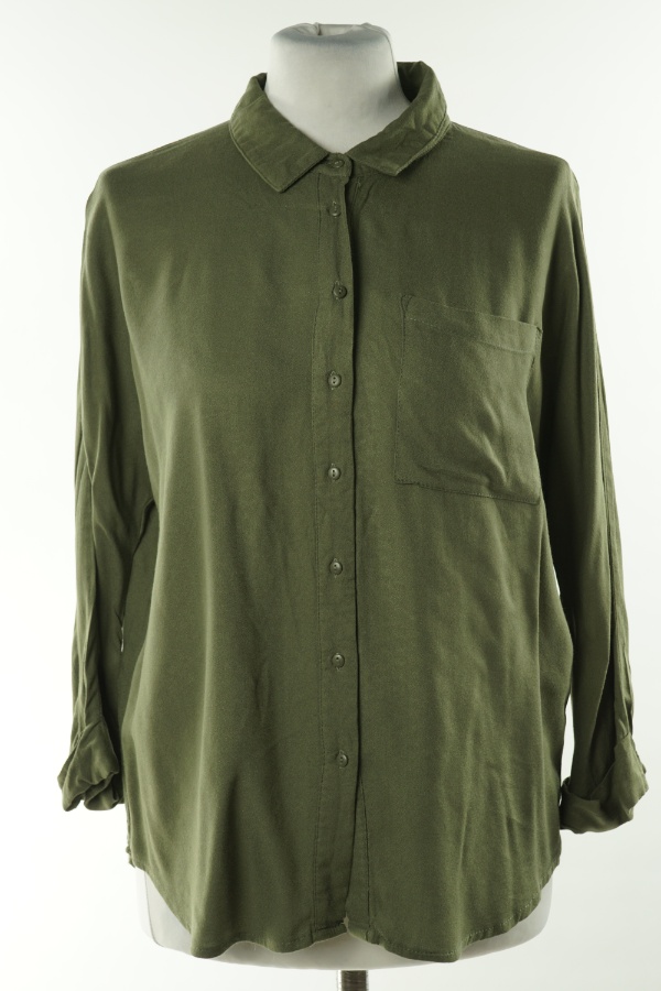 Koszula zielona khaki - PROMOD zdjęcie 1