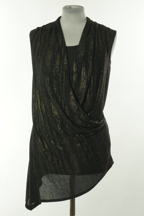 Bluzka czarno-złota - ROMAN zdjęcie 1