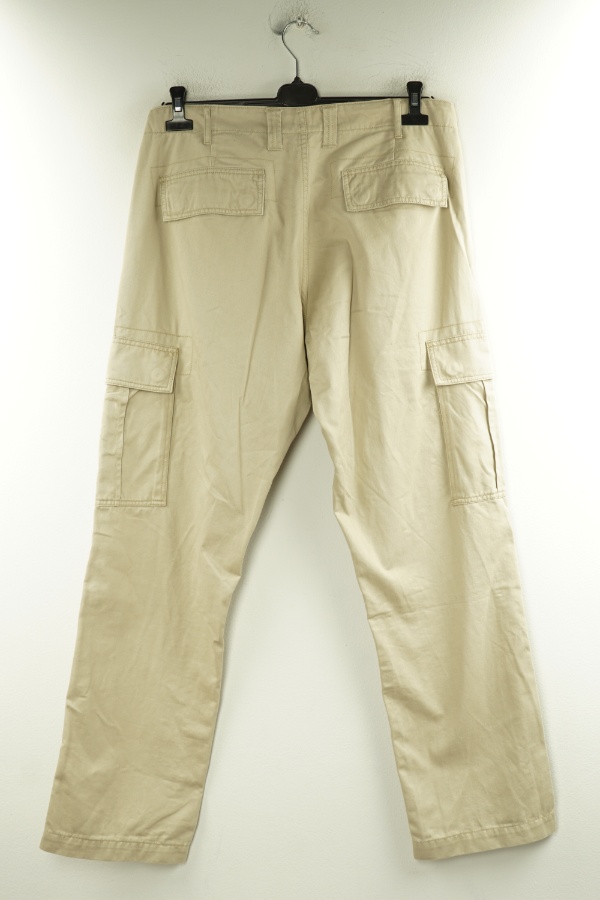 Spodnie beżowe jeansowe - DRESSMANN zdjęcie 2