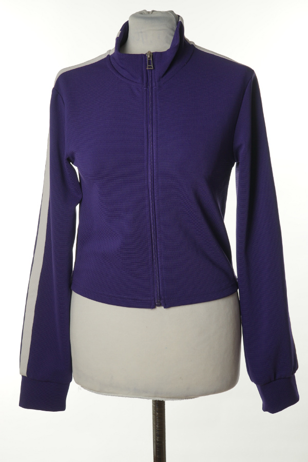 Bluza fioletowa z lapmasem - BRAK METKI Z NAZWĄ PRODUCENTA zdjęcie 1