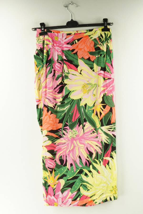 Spódnica w kolorowe kwiaty, 100% wiskoza, H&M - H&M zdjęcie 2