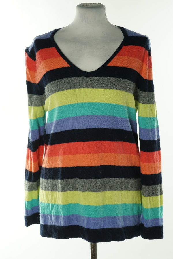 Sweter wielokolorowy w paski - G.W zdjęcie 1