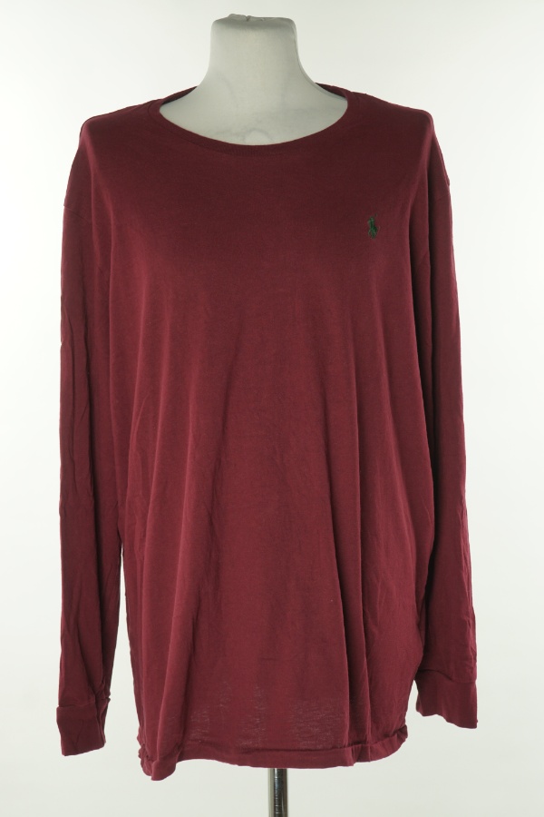 Bluzka bordowa - RALPH LAUREN zdjęcie 1