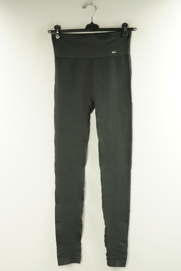 Legginsy grafitowe - BRAK METKI Z NAZWĄ PRODUCENTA zdjęcie 1