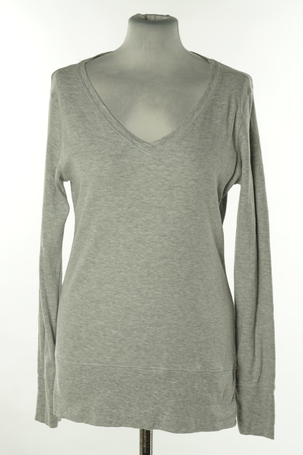 Bluzka szara gładka - DENIM CO zdjęcie 1