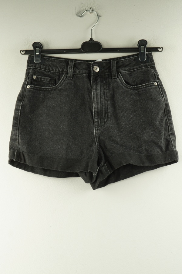 Krótkie spodenki szare jeansowe - NEW LOOK zdjęcie 1