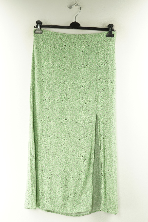 Spódnica zielona w drobne kwiatki, H&M - H&M zdjęcie 1