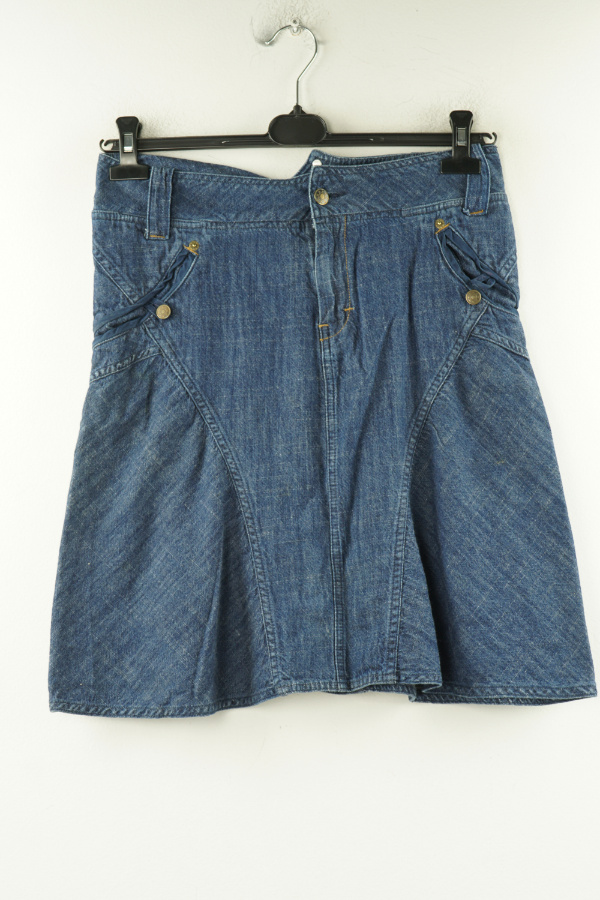 Spódnica niebieska jeansowa - FRESH SPIRIT zdjęcie 1