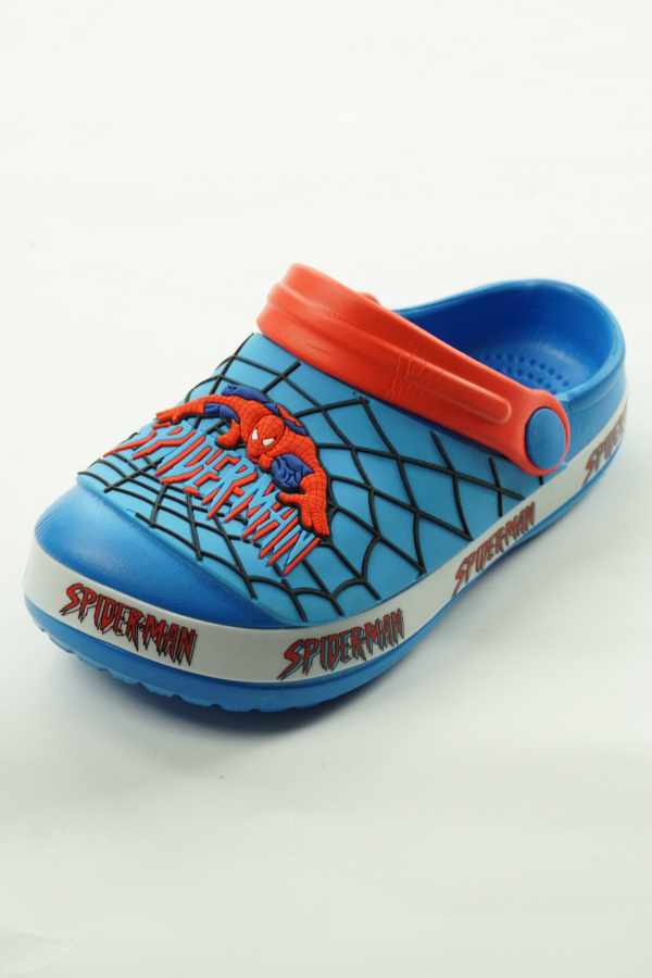 Klapki niebieskie gumowe Spiderman - BRAK METKI Z NAZWĄ PRODUCENTA zdjęcie 1