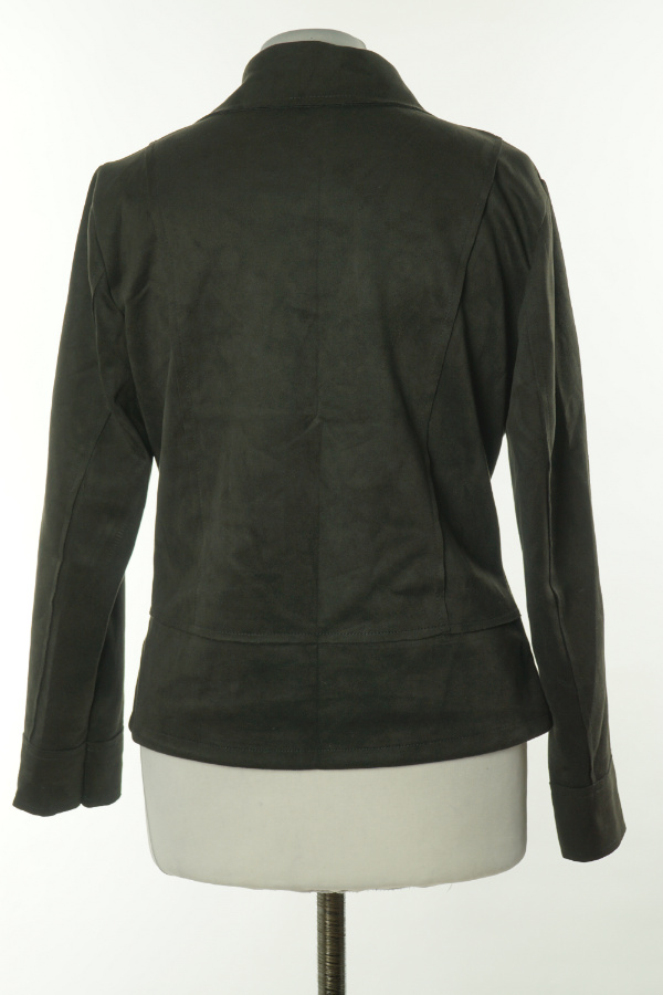 Kurtka cienka czarna bez podszewki - BRAK METKI Z NAZWĄ PRODUCENTA zdjęcie 2