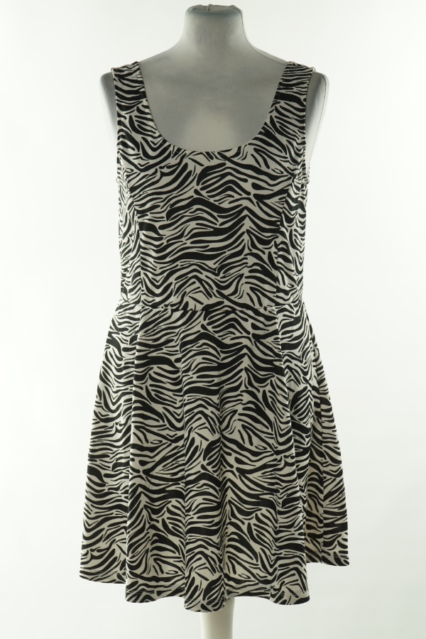 Sukienka biało czarna zebra, H&M - H&M zdjęcie 1