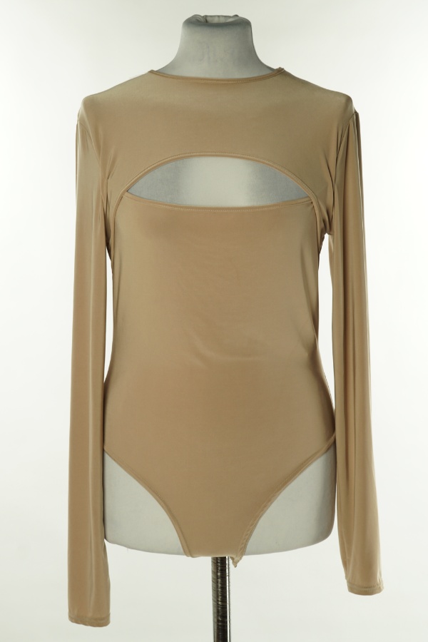 Body beżowe z wycięciem - BOOHOO zdjęcie 1