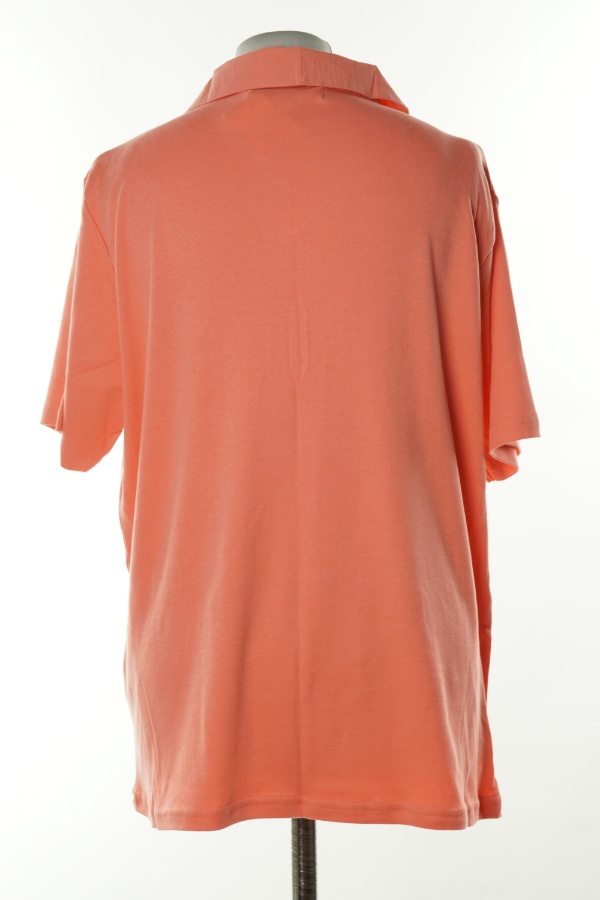 Koszulka łososiowa z kołnierzykiem - PURE & NATURAL zdjęcie 2