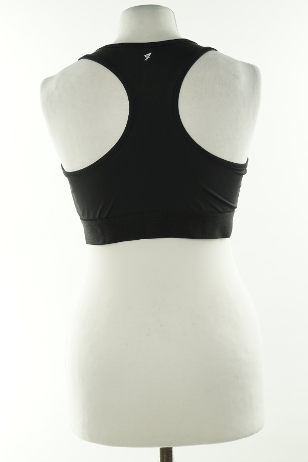Top czarny sportowy z napisem - WORKOUT zdjęcie 2