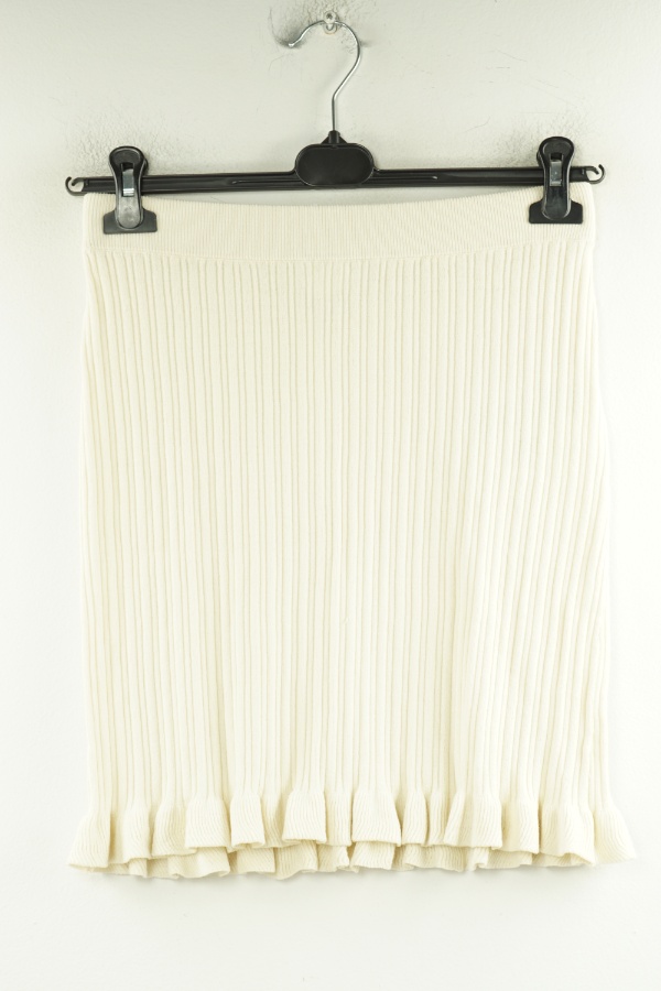 Spódnica beżowa sweterkowa - AWARE zdjęcie 1