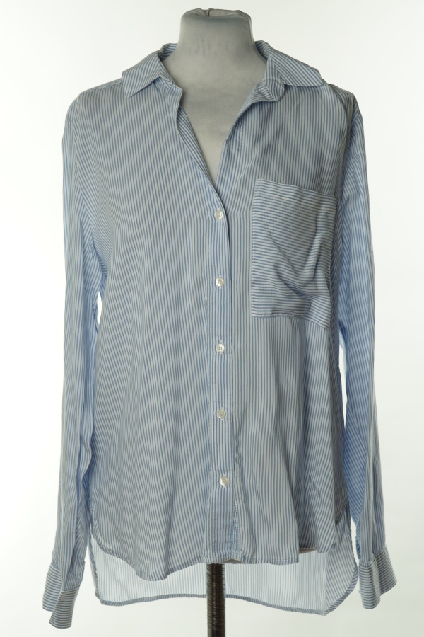 Koszula w biało - niebieskie paski - NEXT zdjęcie 1