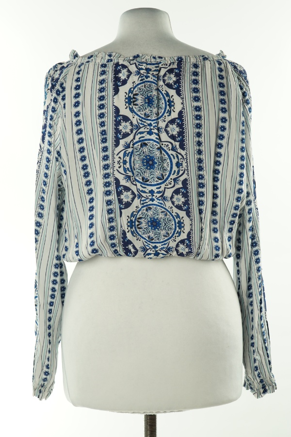 Top biały w niebieskie paski, H&M - H&M zdjęcie 2