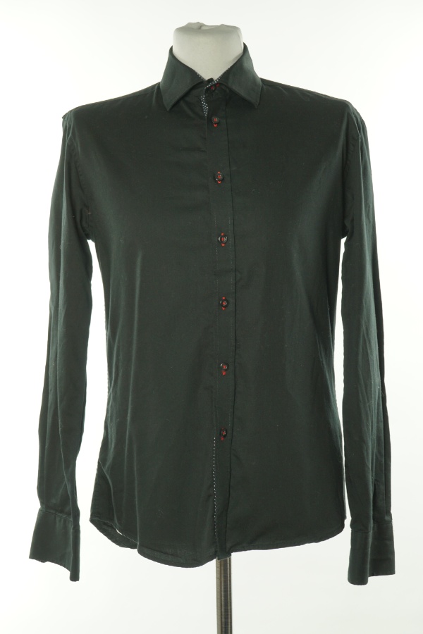 Koszula czarna gładka - JACK&JONES zdjęcie 1