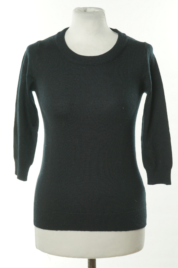 Sweter granatowy wełniany - J.CREW zdjęcie 1