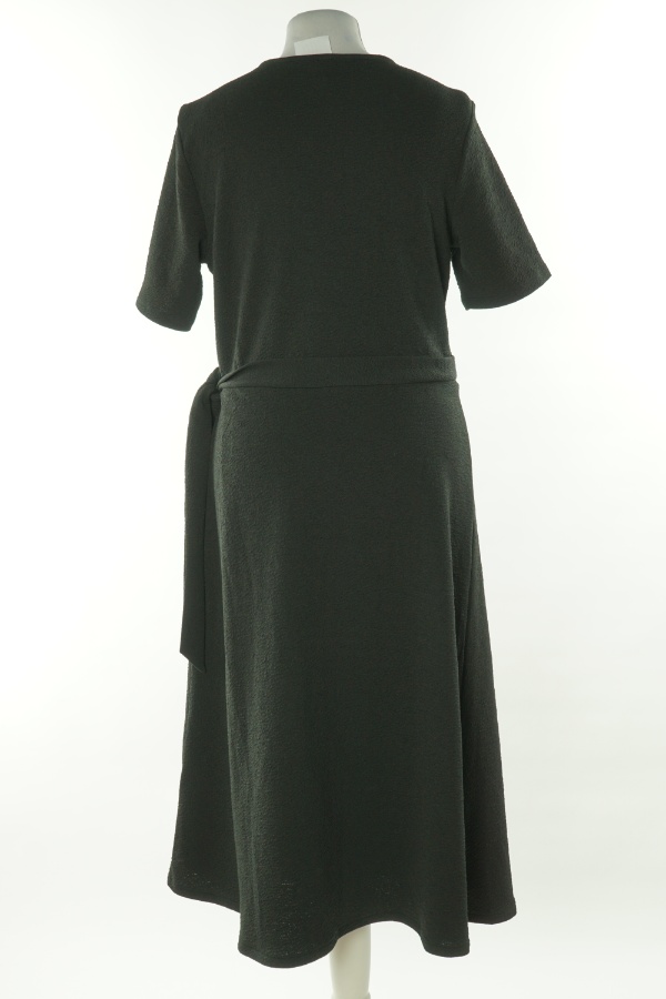 Sukienka czarna kopertowa, H&M - H&M zdjęcie 2