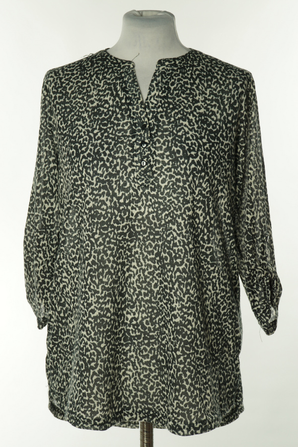 Bluzka czarno - biała - JANINA zdjęcie 1