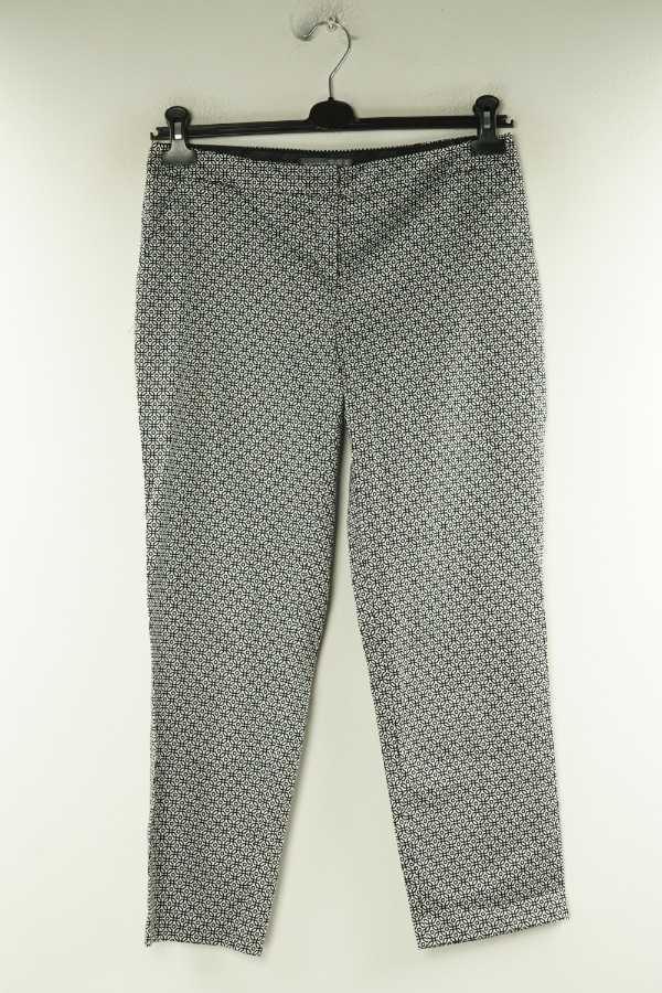Spodnie za kolano biało - czarne wzorzyste - PRIMARK zdjęcie 1