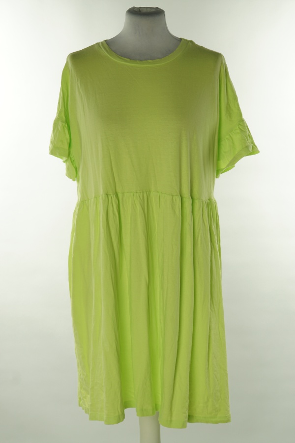 Sukienka zielona bawełniana baby doll - DUNNES STORES zdjęcie 1